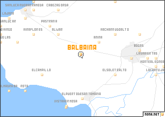 map of Balbaina