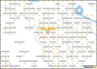 map of Bālbāri