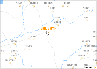 map of Balbaya