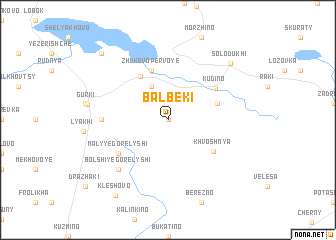 map of Balbeki