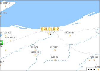 map of Balblair