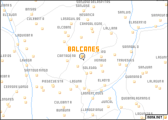 map of Balcanes