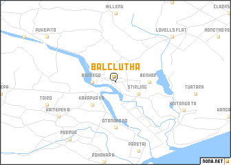 map of Balclutha