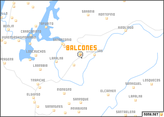 map of Balcones