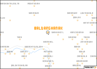 map of Baldarghanak