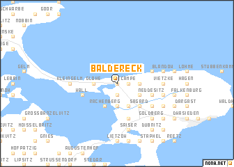map of Baldereck