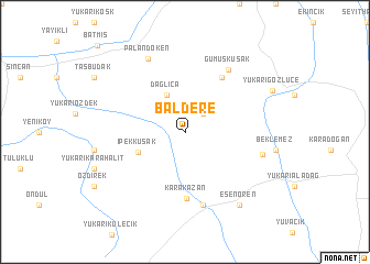 map of Baldere