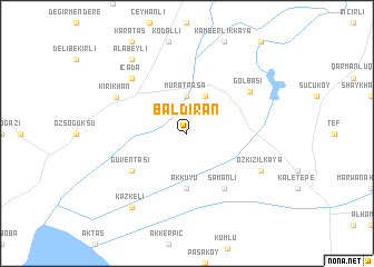 map of Baldıran