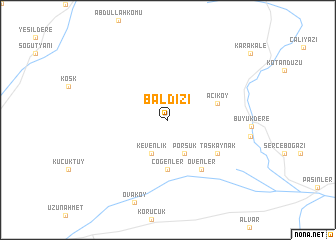 map of Baldızı