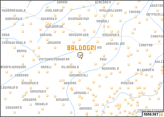 map of Bāl Dogri