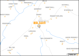 map of Baldwin