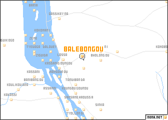 map of Balé Bongou