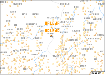 map of Baleja