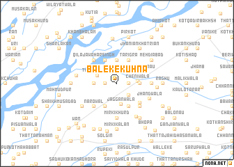 map of Bāleke Kuhna