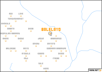 map of Balelayo