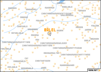 map of Bālel