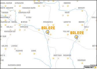 map of Baléré