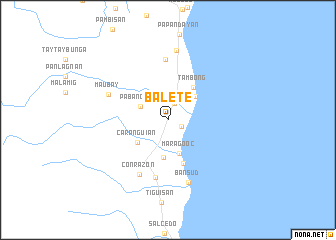 map of Balete