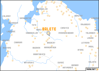 map of Balete