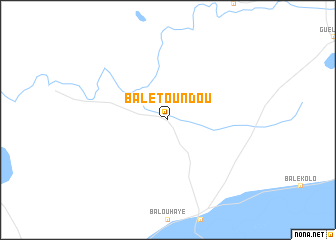 map of Balétoundou