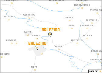 map of Balezino