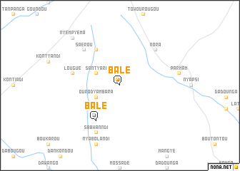 map of Balé