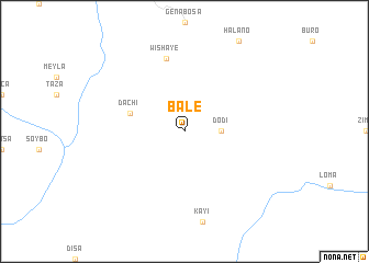 map of Balē