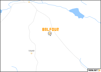 map of Balfour