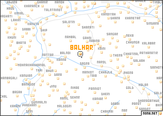 map of Balhār