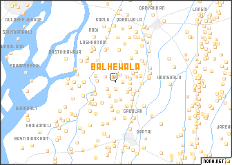 map of Balhewāla
