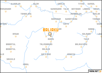 map of Baliaku