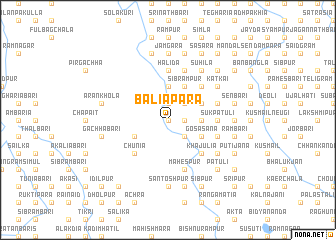 map of Bāliāpāra