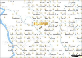 map of Bāliāpur