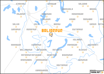 map of Baliārpur