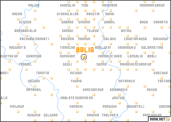 map of Bālia