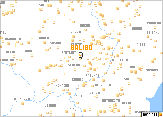 map of Balibo