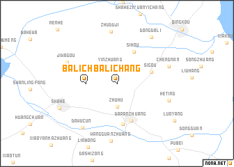 map of Balichang