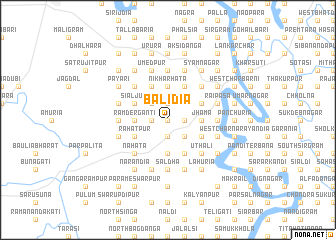 map of Bālidia