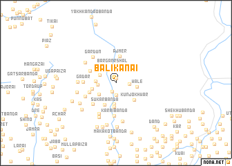 map of Balikānai