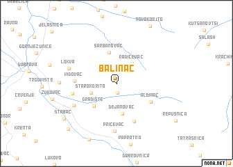 map of Balinac