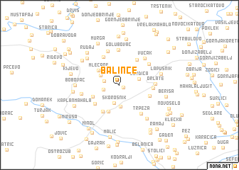 map of Balince