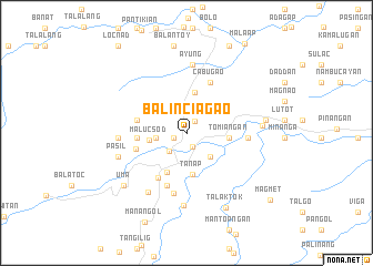 map of Balinciagao
