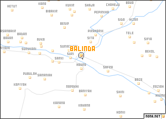 map of Bālinda
