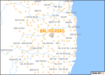 map of Balingasag