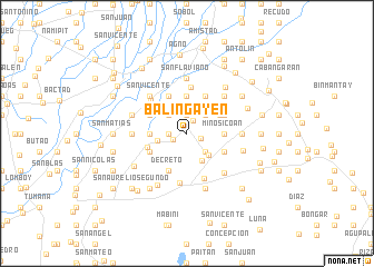 map of Balingayen