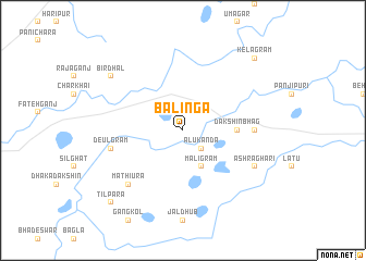 map of Bālinga