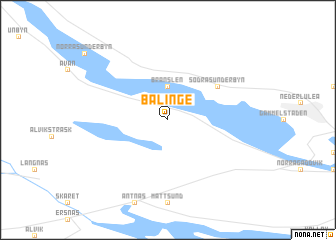 map of Bälinge