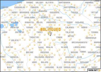 map of Balingueo