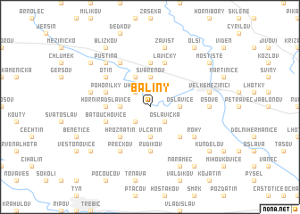 map of Baliny