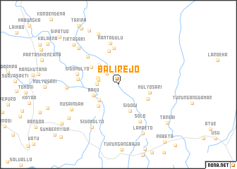 map of Balirejo